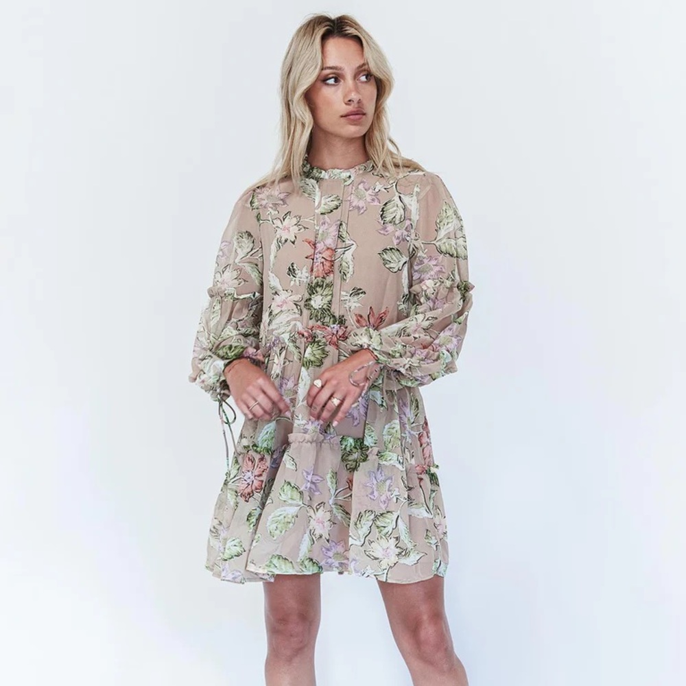 Princess Polly Eden Bloom Mini dress Size 6 NWT